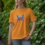 Butterfly - Half Sleeve T-Shirt for Women