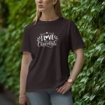 I Love Chocolate - Half Sleeve T-Shirt for Women