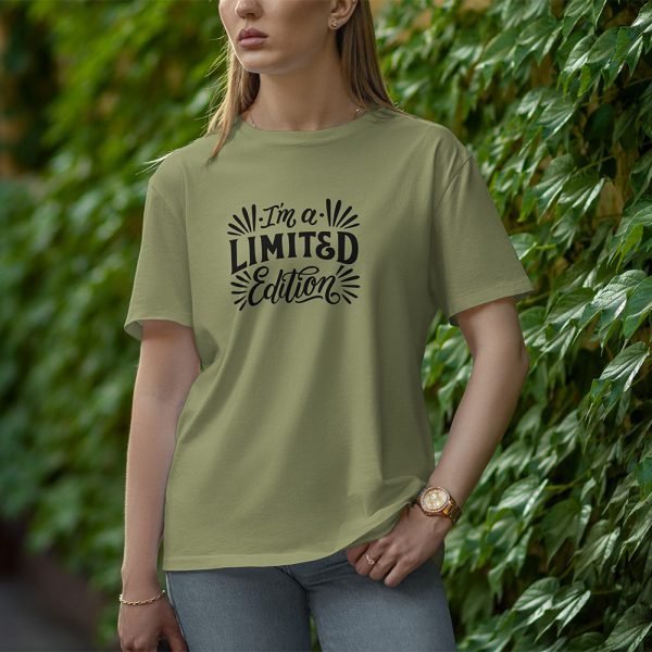 I Am A Limited Edition - Half Sleeve T-Shirt for Women