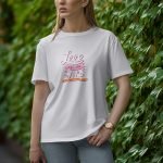 Love Is In The Air - Half Sleeve T-Shirt for Women
