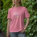 Love Is In The Air - Half Sleeve T-Shirt for Women