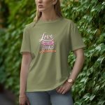 Love Is In The Air - Half Sleeve T-Shirt for Women