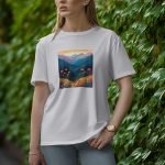 Mountain Flowers - Half Sleeve T-Shirt for Women