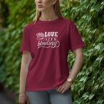 My Love Is Bleeding - Half Sleeve T-Shirt for Women