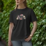 Never Give Up - Half Sleeve T-Shirt for Women