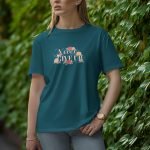 Never Give Up - Half Sleeve T-Shirt for Women