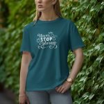 Never Stop - Half Sleeve T-Shirt for Women