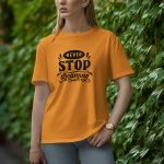 Never Stop Dreaming - Half Sleeve T-Shirt for Women