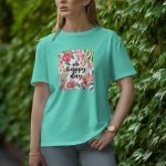 Oh Happy Day - Half Sleeve T-Shirt for Women
