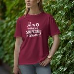 Pain Is Inevitable - Half Sleeve T-Shirt for Women