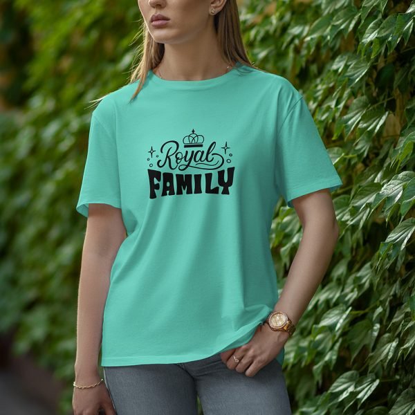 Royal Family - Half Sleeve T-Shirt for Women