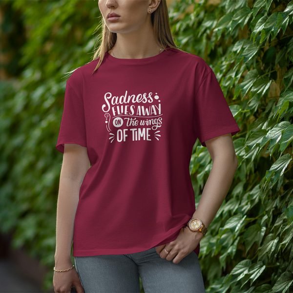 Sadness Flies Away - Half Sleeve T-Shirt for Women
