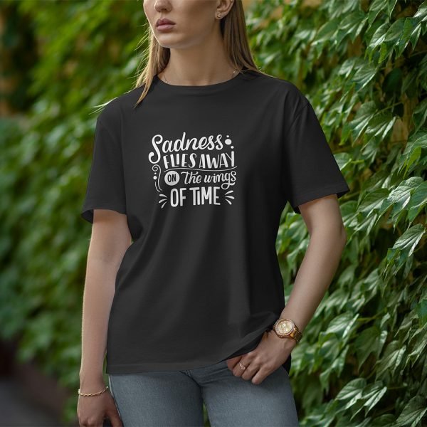 Sadness Flies Away - Half Sleeve T-Shirt for Women