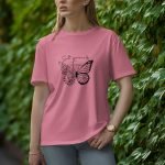 Set Yourself Free - Half Sleeve T-Shirt for Women
