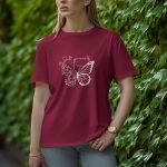 Set Yourself Free - Half Sleeve T-Shirt for Women