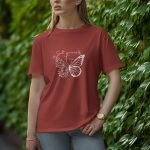 Set Yourself Free - Half Sleeve T-Shirt for Women
