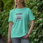 Storm Don't Last Forever - Half Sleeve T-Shirt for Women