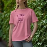 Storm Don't Last Forever - Half Sleeve T-Shirt for Women