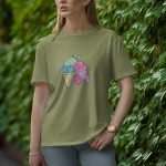 Yay - Half Sleeve T-Shirt for Women