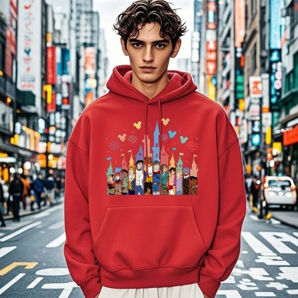 Men’s Castle With Graphic Hoodie – Classic Fit | Premium Winter Wear