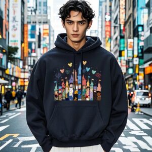 Men’s Castle With Graphic Hoodie – Classic Fit | Premium Winter Wear