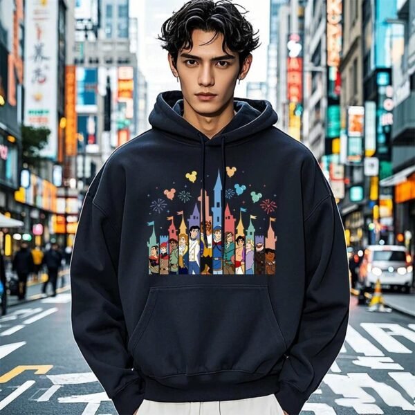 Men’s Castle With Graphic Hoodie – Classic Fit | Premium Winter Wear