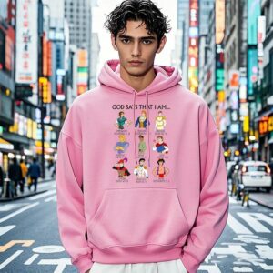 Men’s God Says That I Am Hoodie – Classic Fit | Premium Winter Wear