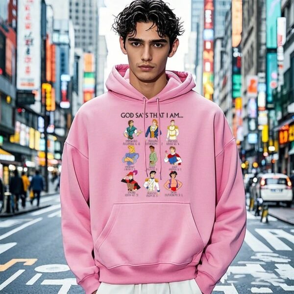 Men’s God Says That I Am Hoodie – Classic Fit | Premium Winter Wear