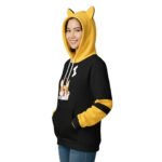 Happy Corgi Ear Hoodie for Women – Soft, Stylish & Cozy Winter Wear
