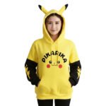 Pokémon Pikachu Ear Hoodie for Women – Cute & Cozy Winter Wear
