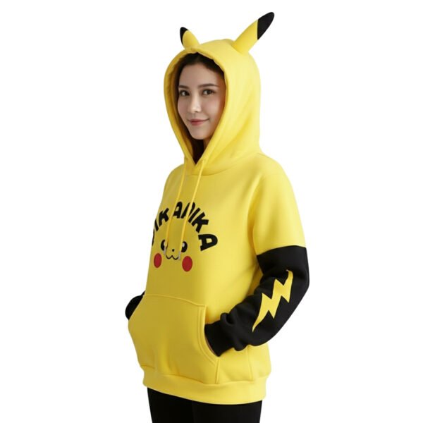 Pokémon Pikachu Ear Hoodie for Women – Cute & Cozy Winter Wear