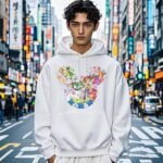 Men’s Mickey Head Hoodie – Classic Fit | Premium Winter Wear