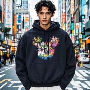 Men’s Mickey Head Hoodie – Classic Fit | Premium Winter Wear