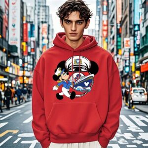 Men’s Mickey Mouse Hoodie – Classic Fit | Premium Winter Wear