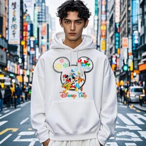 Men’s Mickey and Family Trip Hoodie – Classic Fit | Premium Winter Wear