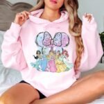 Women’s Princesses Minnie Hoodie – Classic Fit | Premium Winter Wear
