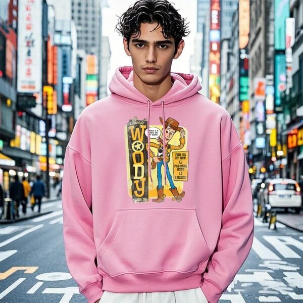 Men’s Toy Story Woody Hoodie – Classic Fit | Premium Winter Wear