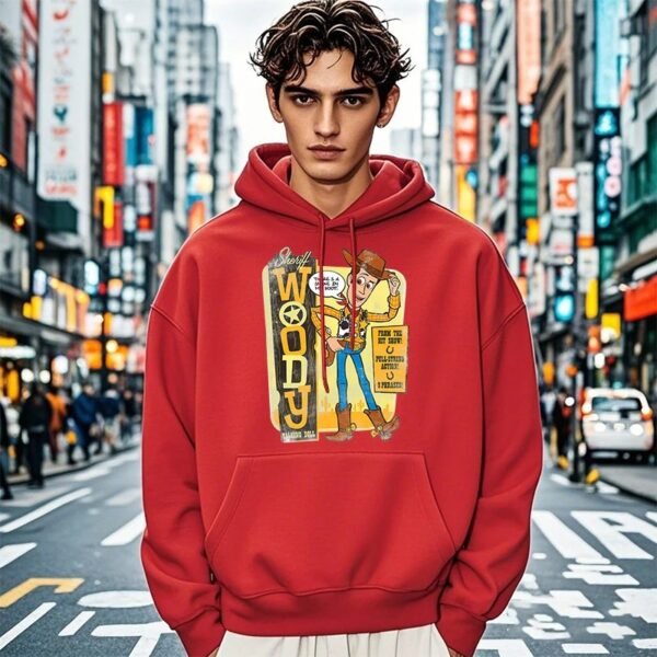 Men’s Toy Story Woody Hoodie – Classic Fit | Premium Winter Wear